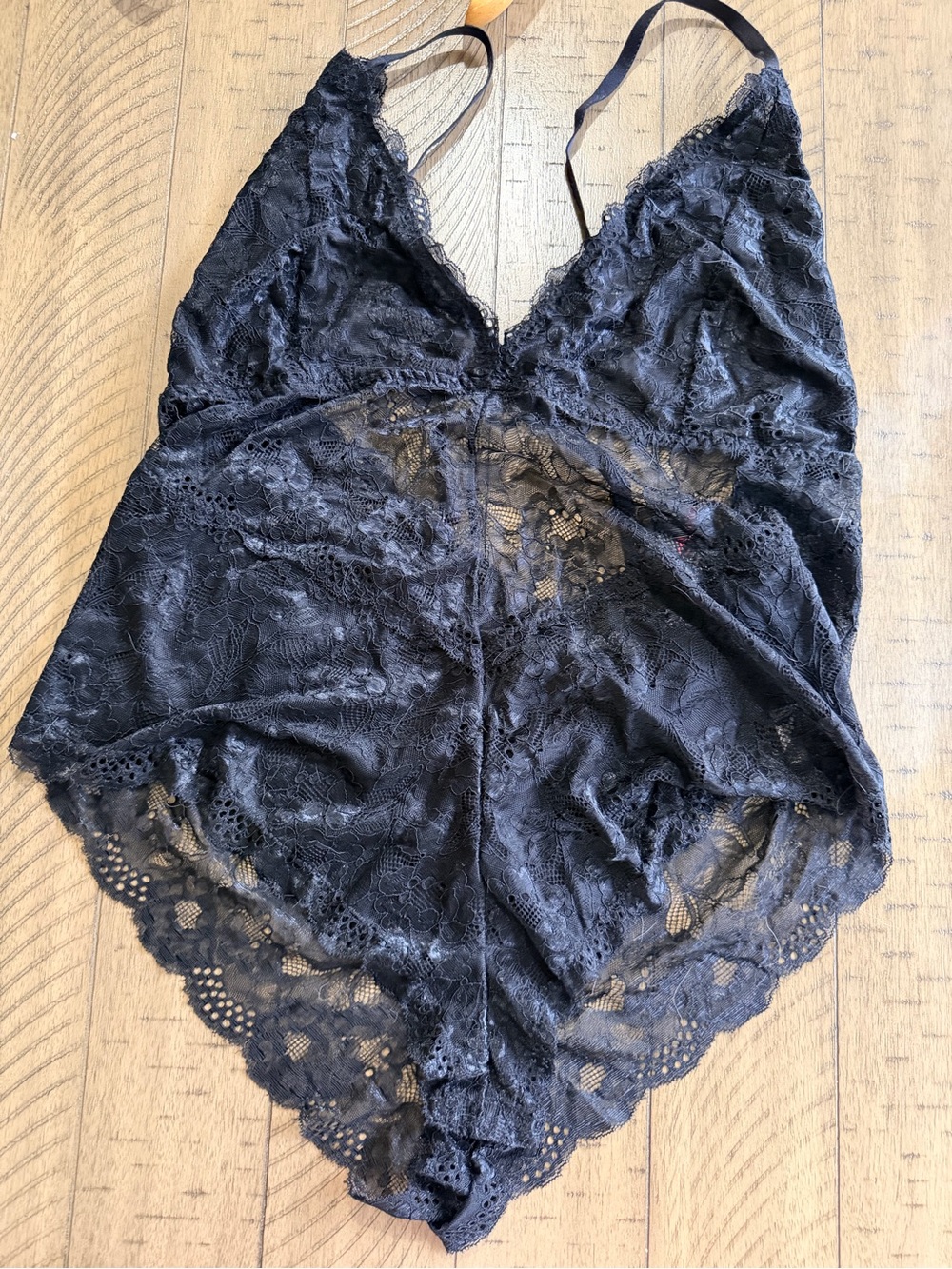 Black Lace Women's Teddy Bodysuit size 20W